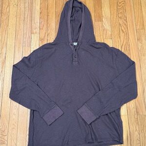 Lucky Brand Men's Dark Purple Hoodie